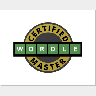 Certified Wordle Master - Wordle Posters and Art